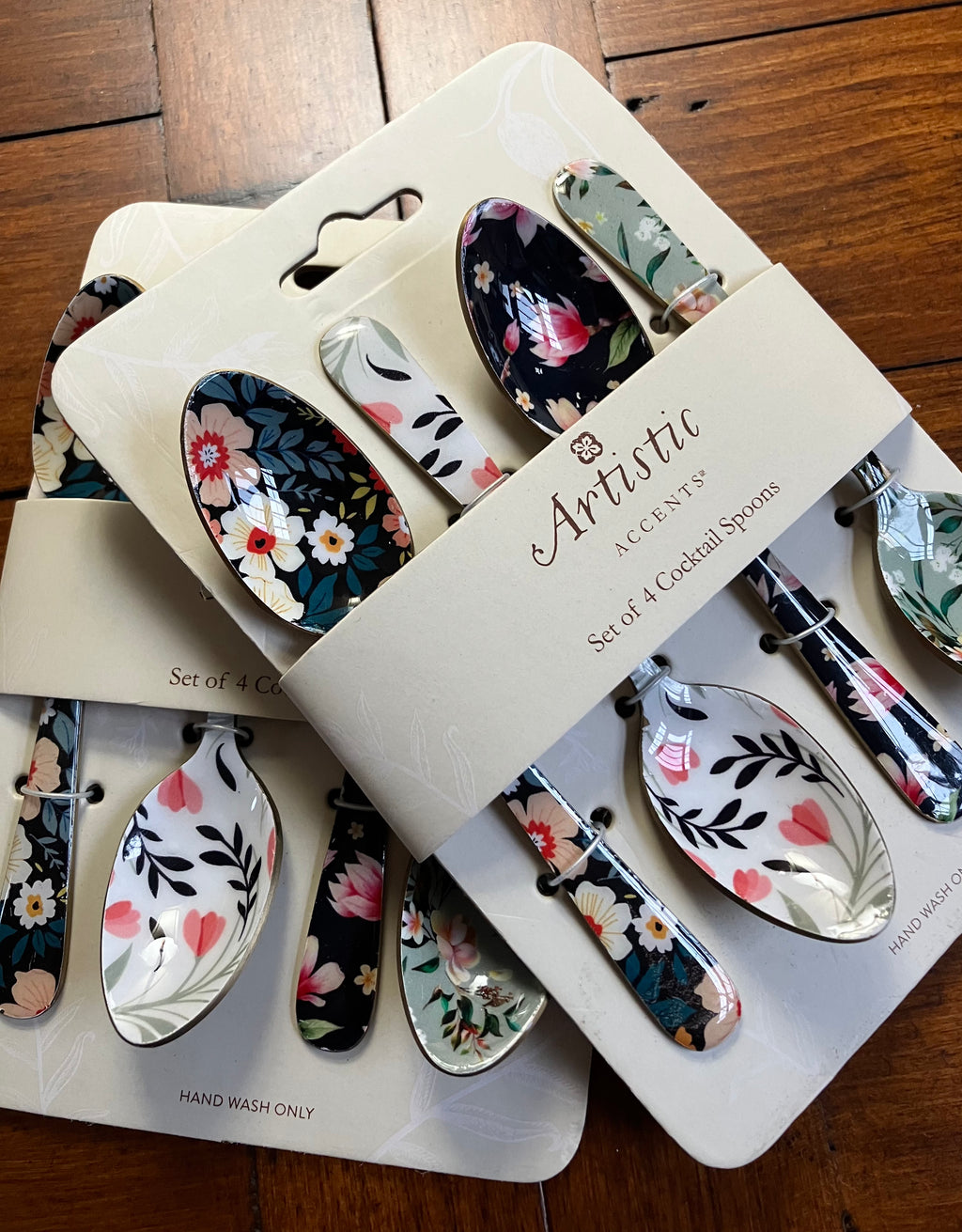 Artistic Accents Scandi Style Floral Teaspoons