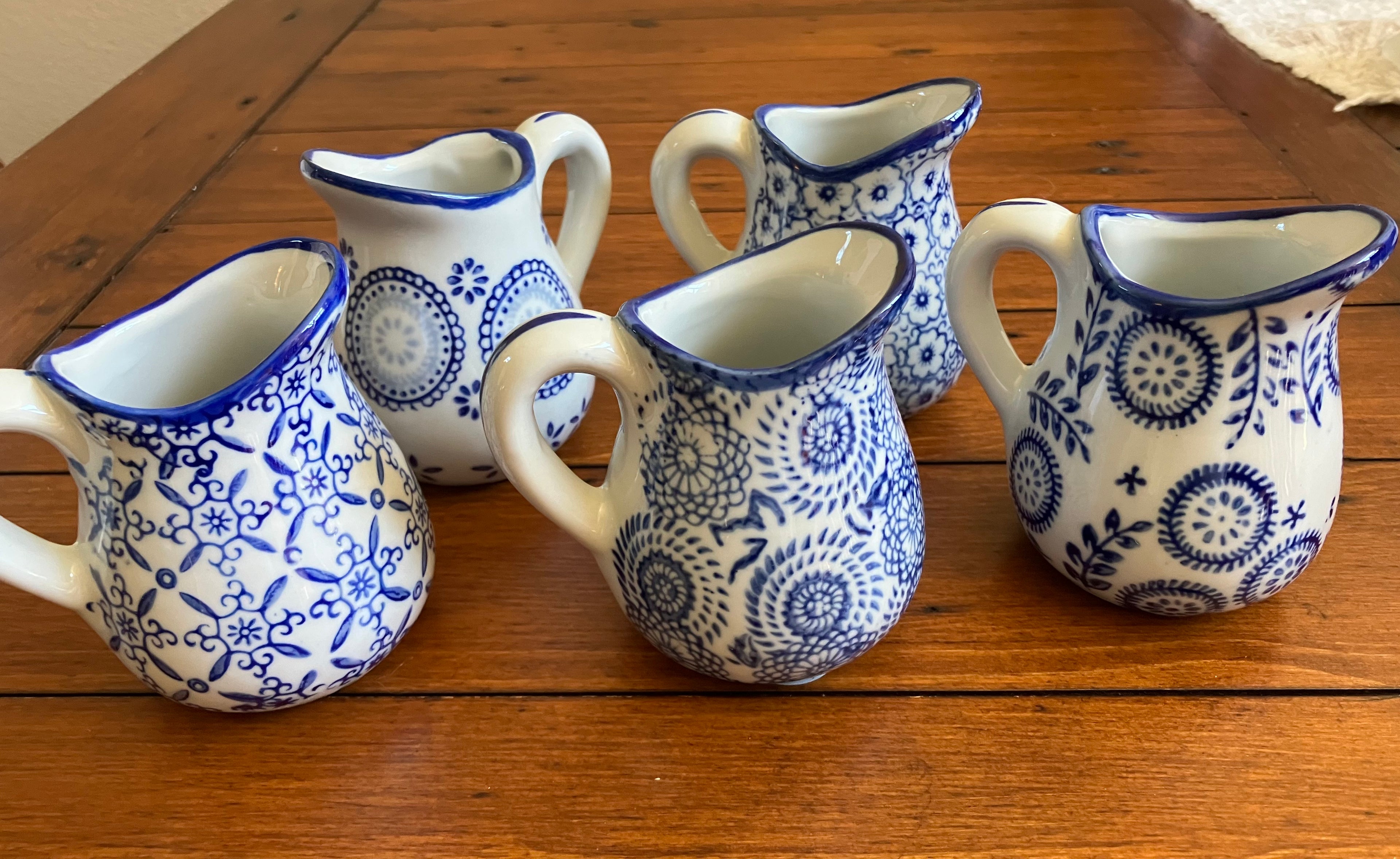 Blue and White Porcelain Creamer