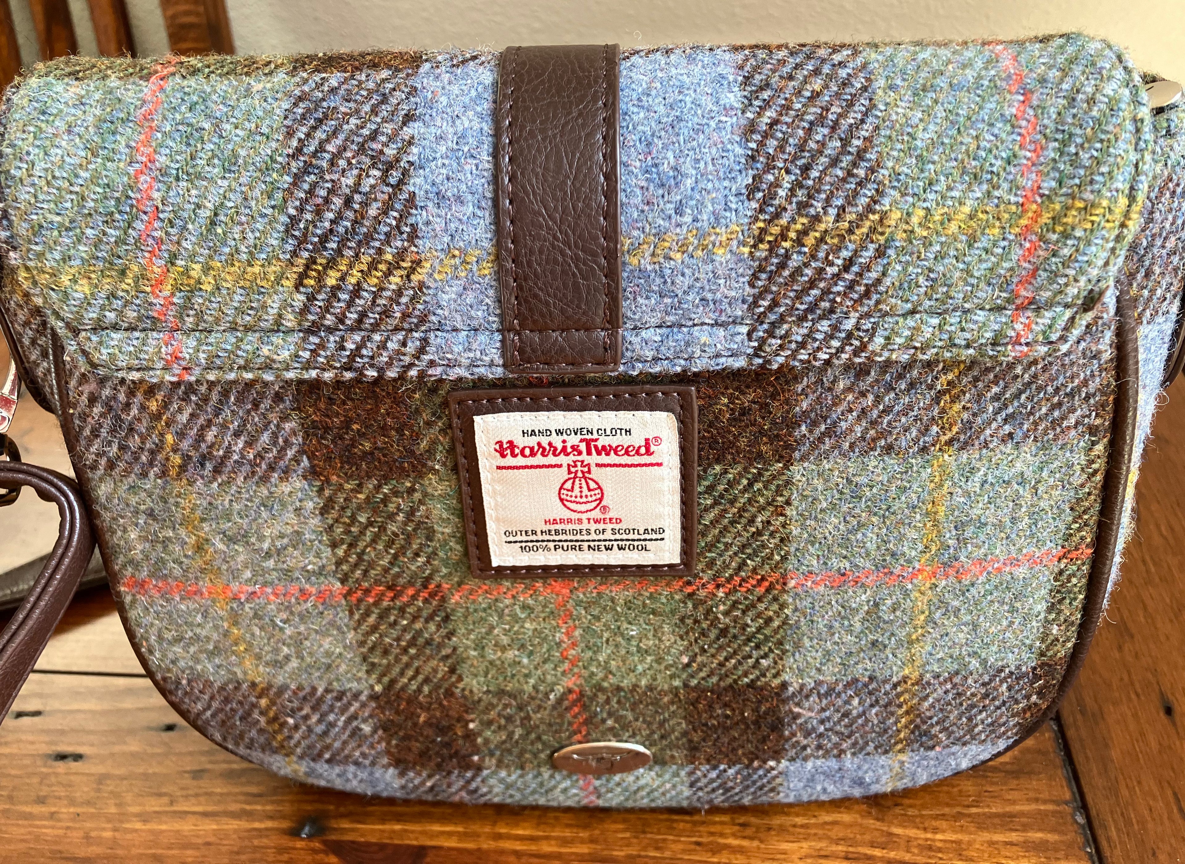 McLeod Tartan Wool Saddle Bag Purse