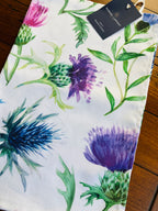 Scottish Thistles Cotton Tea Towel