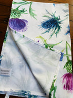 Scottish Thistles Cotton Tea Towel