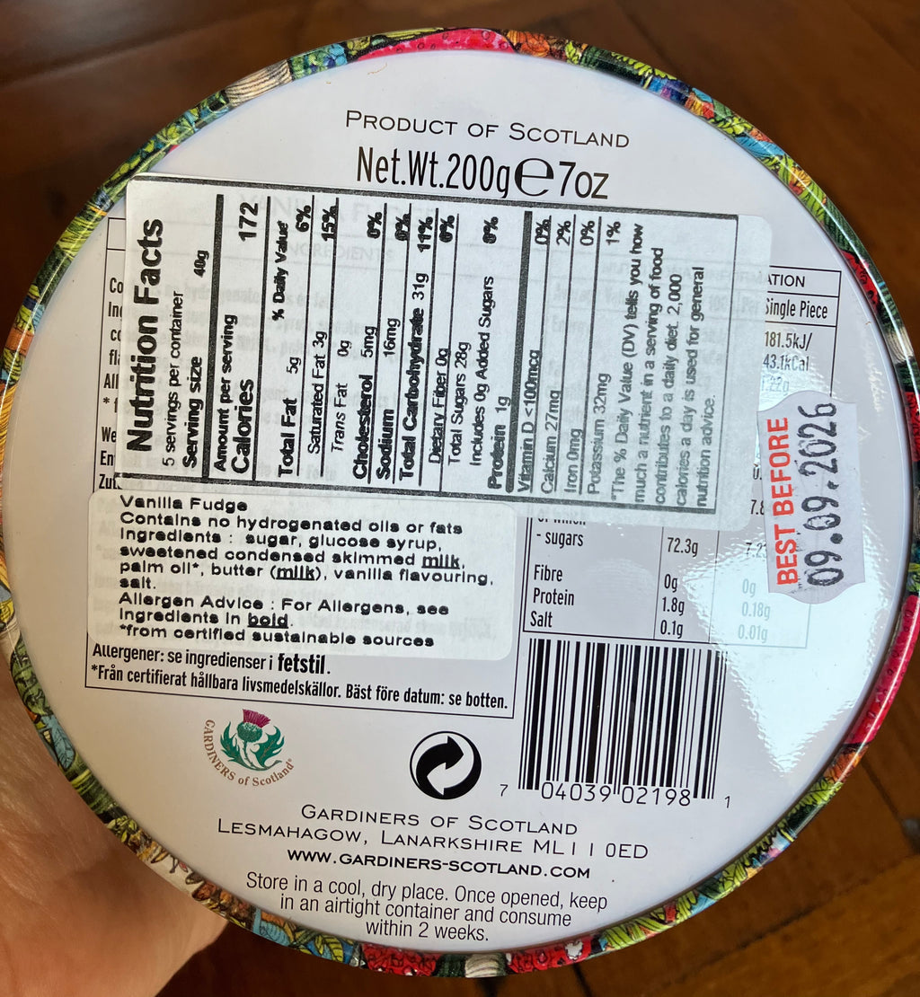 Woodland Wonders Gardiner's Vanilla Fudge